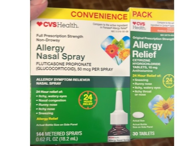 CVS Health Allergy Nasal Spray, 0.62 fl oz/18.2 mL