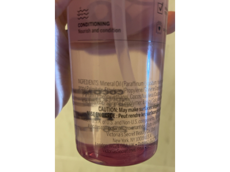 Victoria's Secret Beauty Conditioning Coconut Body Oil, Pink, 8 fl oz/236 mL