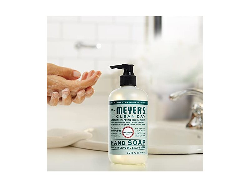 Mrs. Meyer's Clean Day Hand Soap, Olive Oil & Aloe Vera, 12.5 fl oz/370 mL