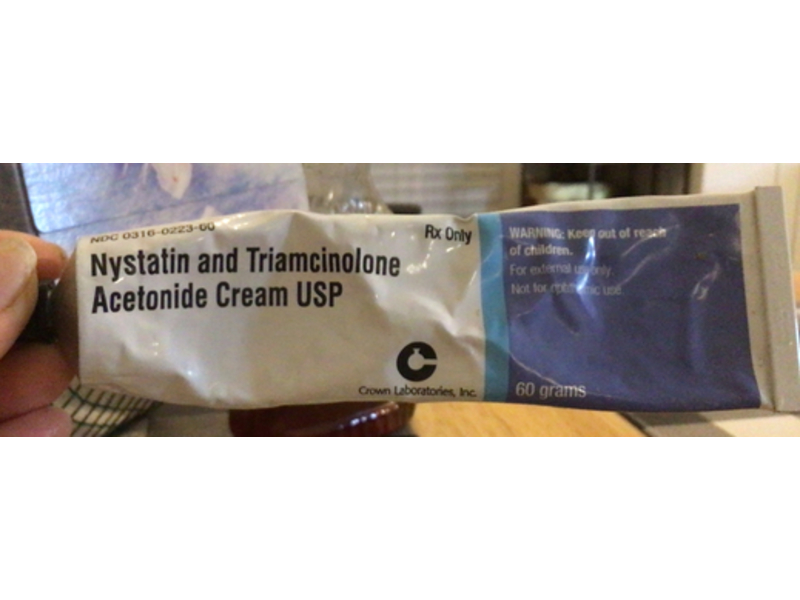 Nystatin and Triamcinolone Acetonide Cream, 60 g, Crown Laboratories (Rx)