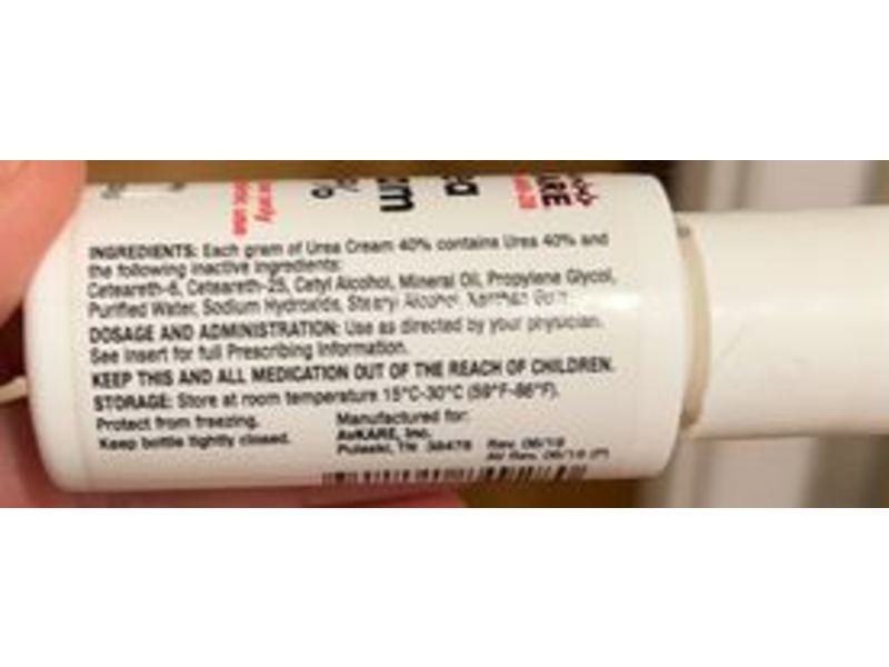 Urea 40% Cream, 1 oz/28.35 g Avkare (RX)