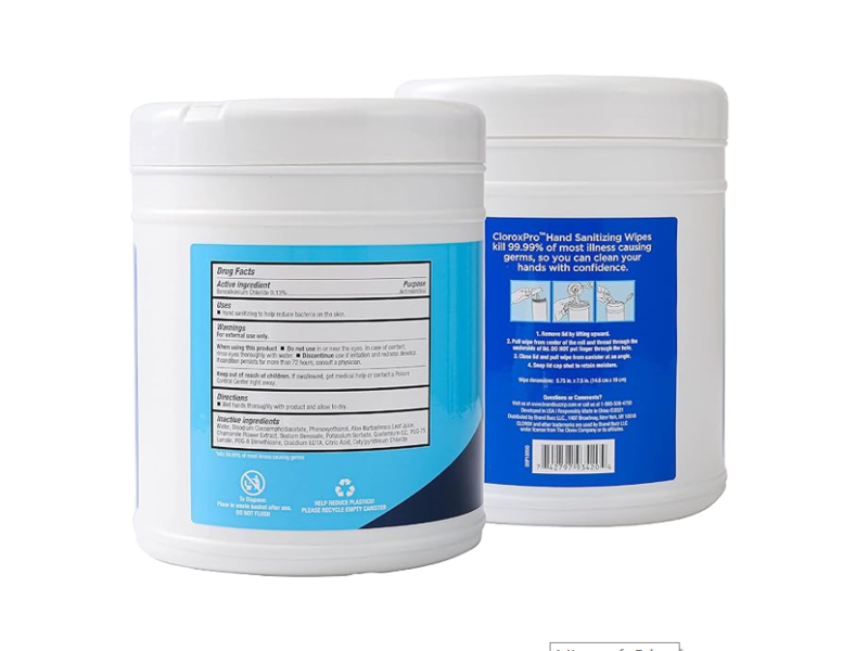 Clorox Hand Sanitizing Wipes, 270 Count