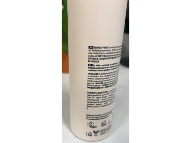 Authentic Beauty Concept Blow Dry Primer, 8.4 fl oz/250 mL