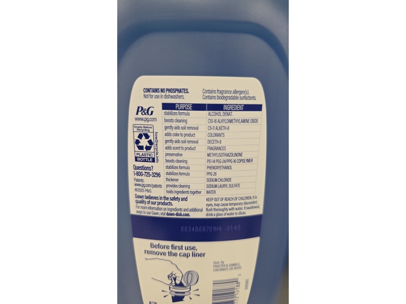 Dawn Original Ultra Dishwashing Liquid Refills, 67 fl oz/1.98 L