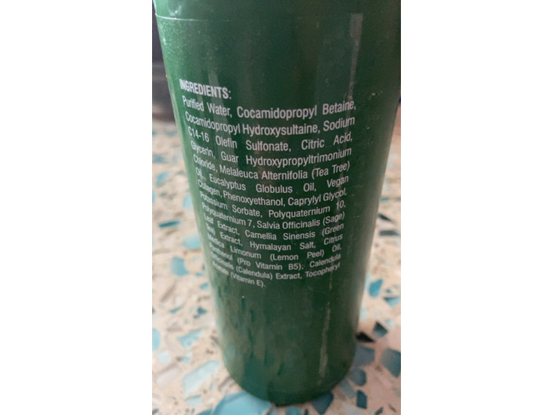 Majestic Pure Body Wash, Tea Tree, Vegan Collage, 16 fl oz/473 mL, Pack Of 1