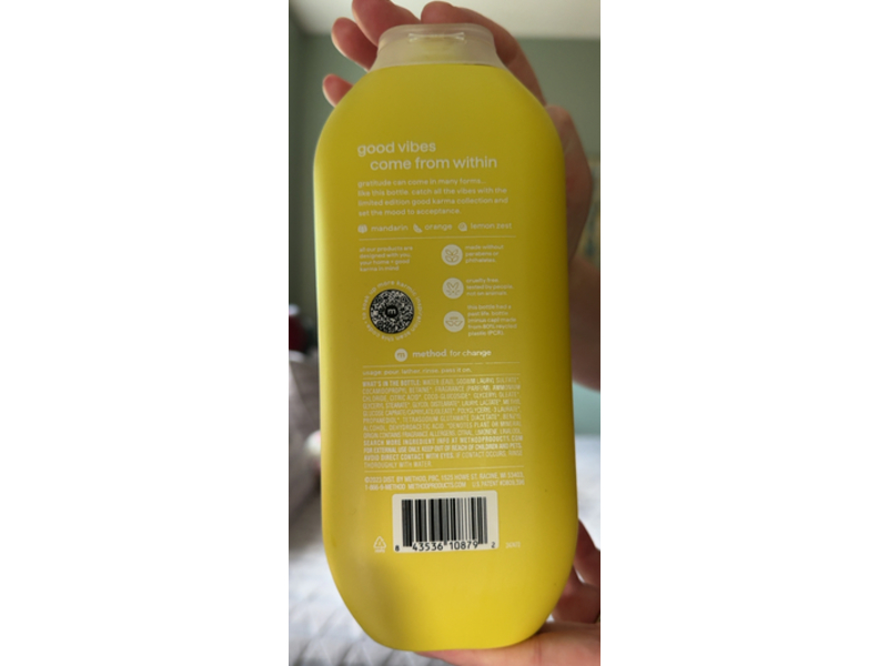 Method Limited Edition Body Wash, Gratitude Goodness, 18 fl oz/532 mL