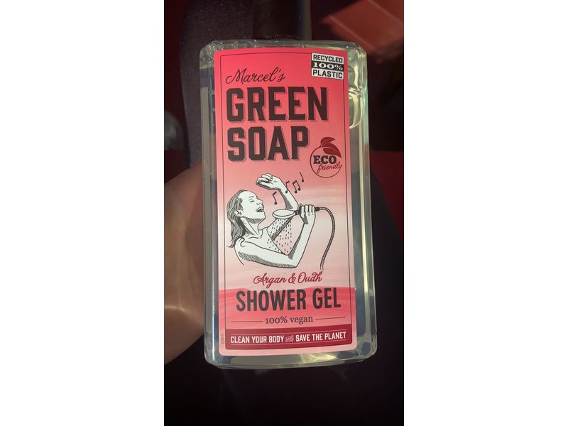 Marcel's Green Soap Shower Gel, Argan & Oudh, 500 mL