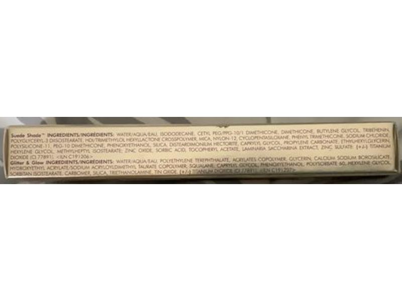 Stila Double Dip Suede Shade And Glitter & Glow Liquid Eye Shadows, White Out, 0.14 fl oz/4.5 mL