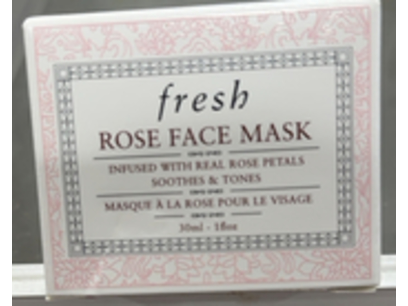 Fresh Rose Face Mask, 1 fl oz/30 mL