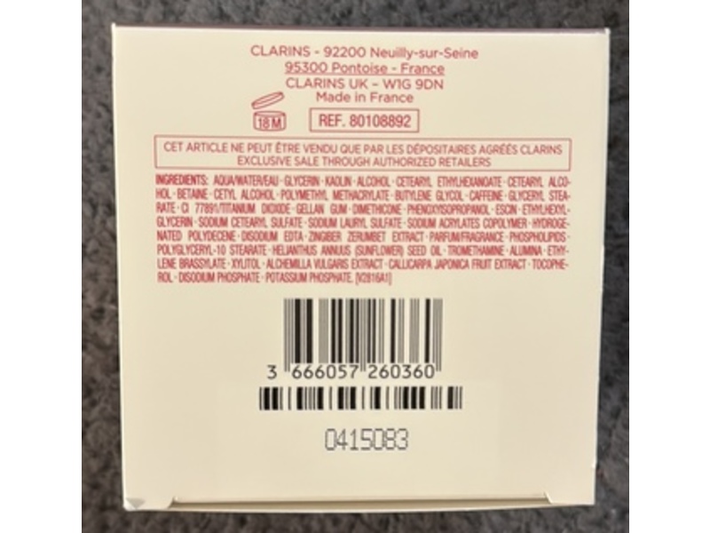 Clarins Paris V-Facial Intensive Wrap, 2.5 oz/75 mL