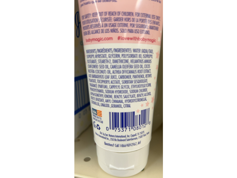 Baby Magic Creamy Baby Oil, Original, 8.6 fl oz/254 mL