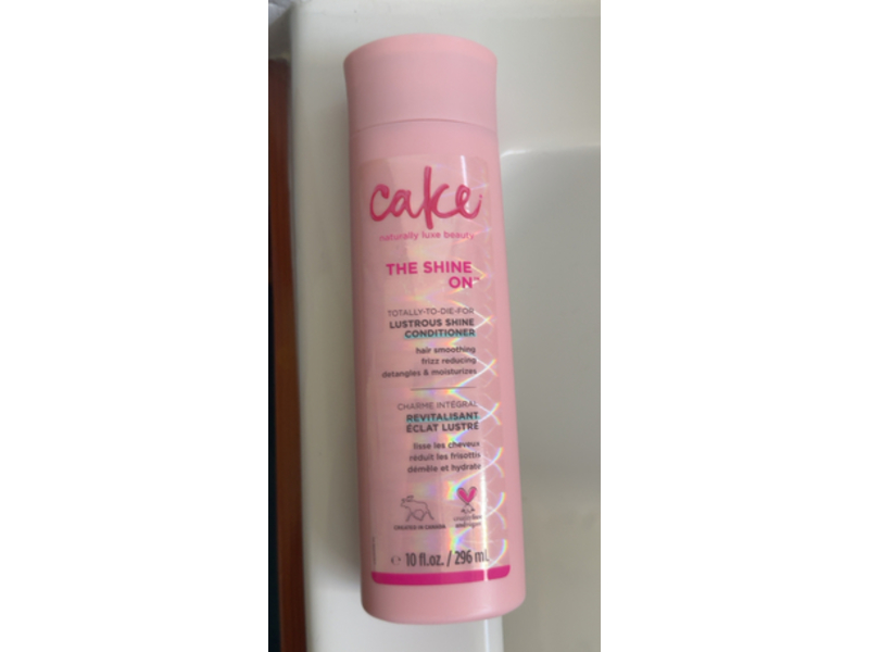 Cake The Shine On Lustrous Shine Conditioner, 10 fl oz/296 mL