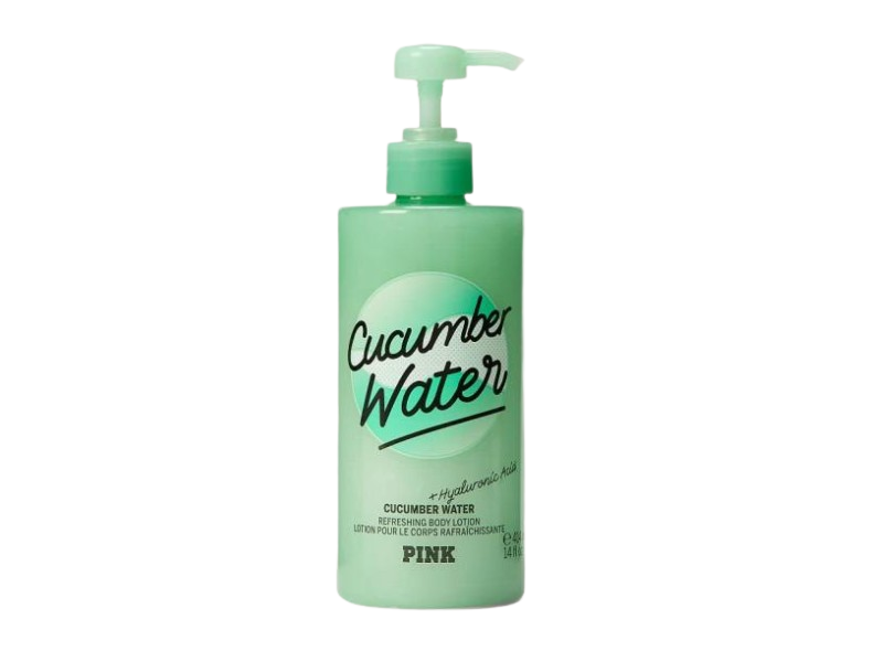 Pink Refreshing Body Lotion, Cucumber Water, 14 fl oz/414 mL