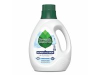 Seventh Generation Sensitive Skin Liquid Laundry Detergent, Free & Clear, 60 Loads, 90 fl oz/2.6 L - thumbnail 1