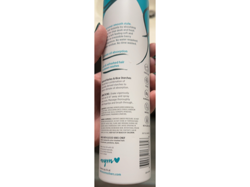 Not Your Mother's Smooth Moves Dry Shampoo, Berry Vanilla, 7 oz/198 g
