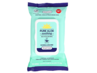 Smart Care Pure Aloe Soothing After Sun Wipes, Aloe Vera, 30 Count - thumbnail 1