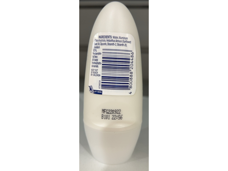 Dove Sensitive Moisturising Cream Antiperspirant, 50 mL