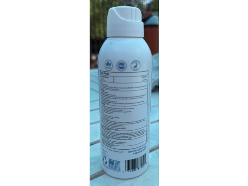 Aloe Up Mineral Sunscreen Spray, SPF 50, 4.5 oz/128 g