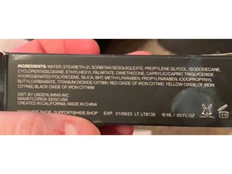 Hide Multi-Use Full Coverage Concealer, Nude, 0.50 fl oz/15 mL