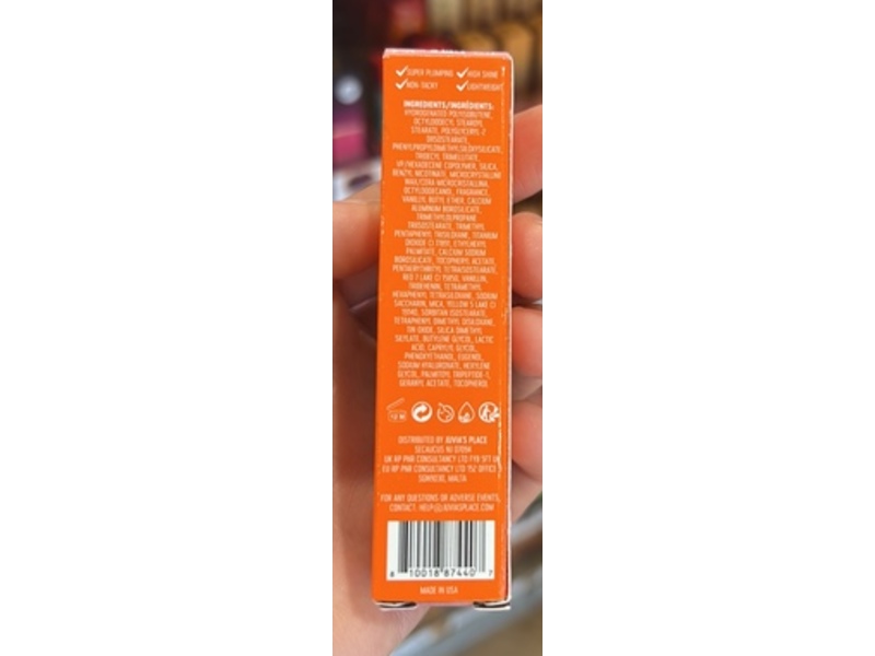 Juvia's Place B Big Lip Plumper, Ring The Alarm, 0.14 oz/422 mL