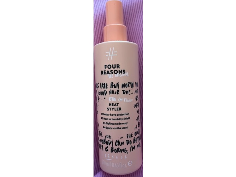 Four Reasons The Original Heat Styler, Spicy Vanilla Scent, 8.45 fl oz/250 mL