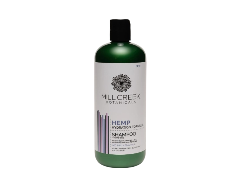 Mill Creek Botanicals Hydrating Shampoo, Hemp, 14 fl oz/414 mL