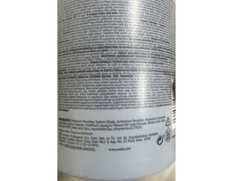 Wella Professionals Blondor Plex 9 Powder Lightener, 800 g