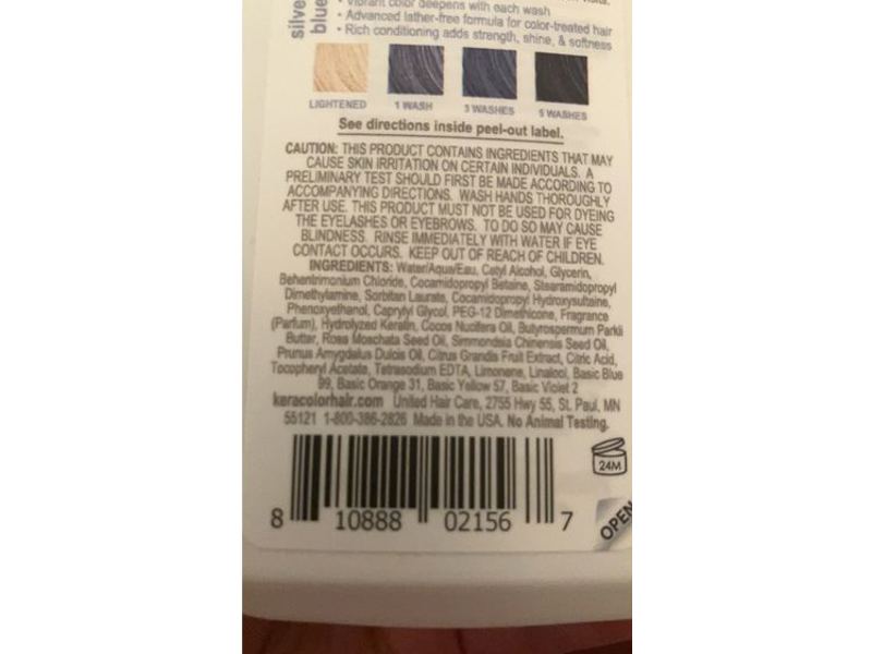 Keracolor Clenditioner, Sliver Blue, 12 fl oz/355 mL