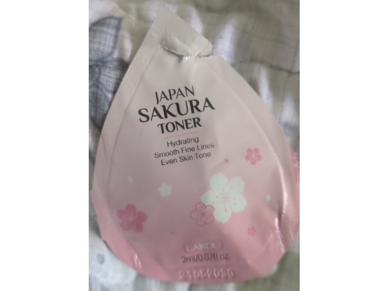 Laikou Toner, Japan Sakura, 0.07 fl oz/2 mL