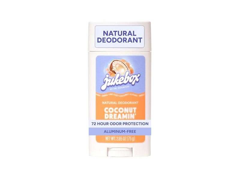 Jukebox Natural Deodorant, Coconut Dreamin', 2.65 oz/75 g
