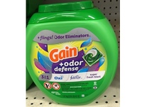 Gain +Odor Defense 3-In-1 Laundry Detergent Pacs, Super Fresh Blast, 60 Loads, 42 oz/1.21 kg - Image 3
