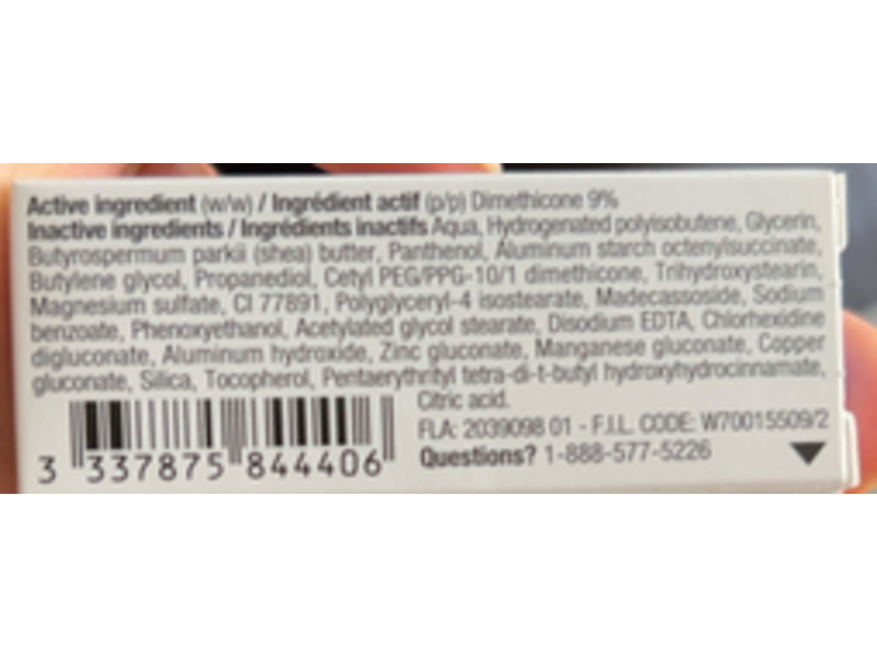 La Roche-Posay Cicaplast Baume Relieving Theraputic Cream, 3 mL