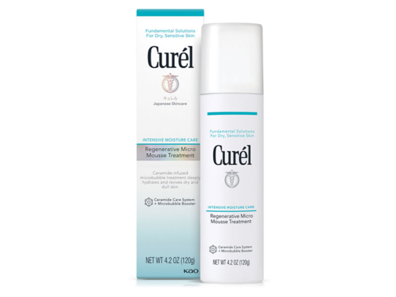 Curel Regenerative Micro Mousse Treatment, 4.3 oz/120 g