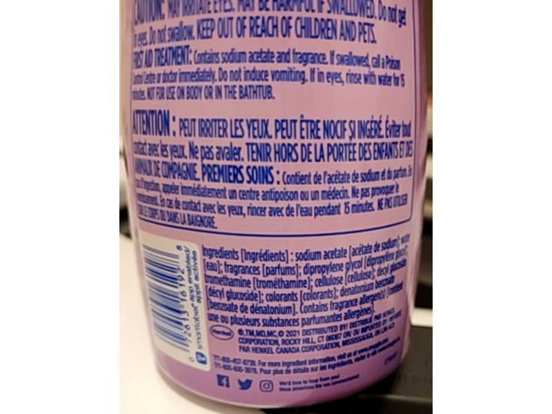 Snuggle Exhilarations Wash Laundry Scent Booster, Lavender & Vanilla Orchid, 19 oz/538 g