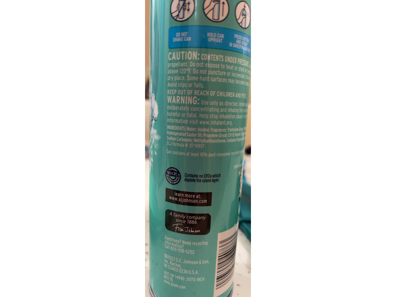 Glade Air Freshener, Sky & Sea Salt, 8.3 oz/235 g, 6 Pack