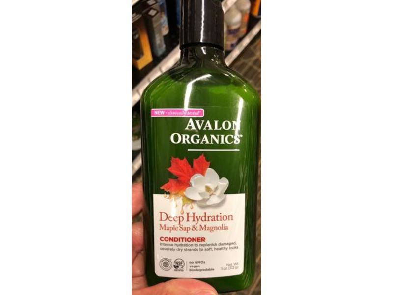 Avalon Organics Deep Hydration Conditioner, Maple Sap & Magnolia, 11 oz/312 g
