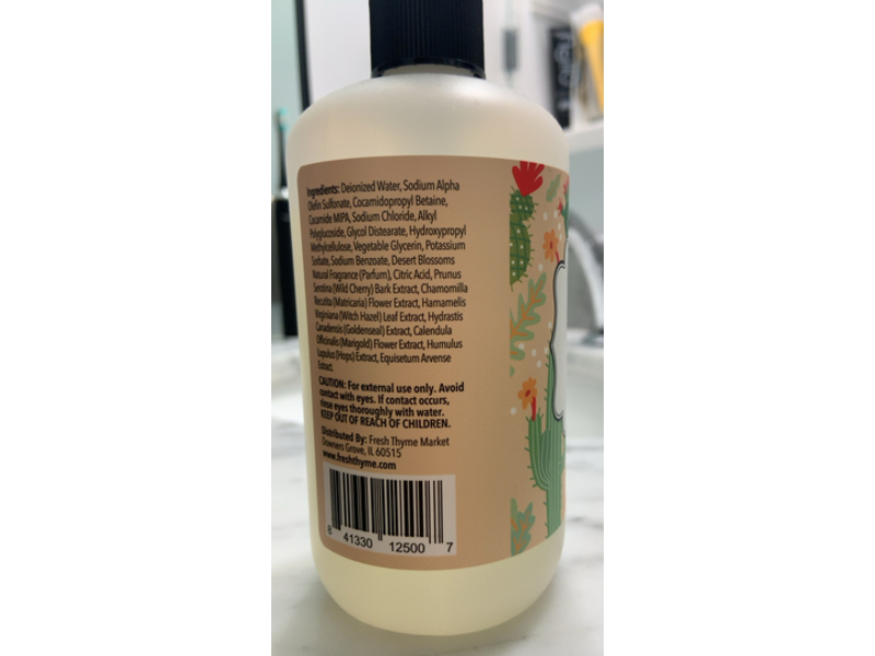 Fresh Thyme Hand Soap, Desert Blossoms, 12 fl oz/355 mL