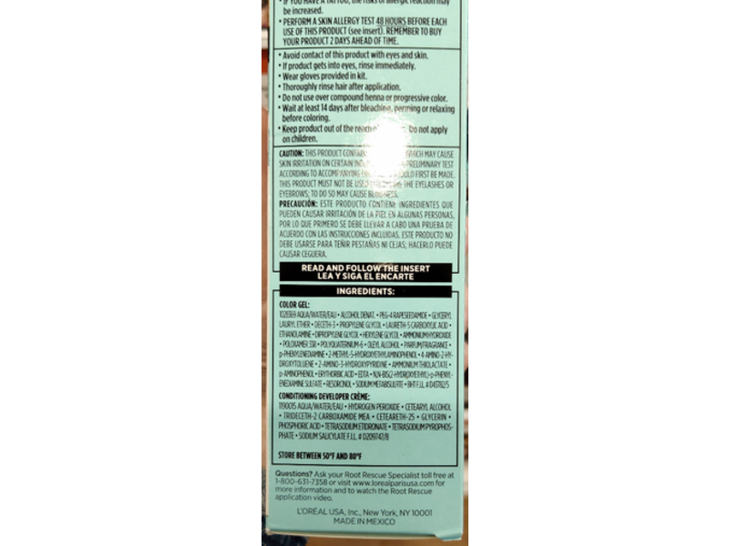 Loreal Paris Magic Root Rescue, 10 Minute Root Coloring Kit, 4R Dark Auburn Red, 1 Kit