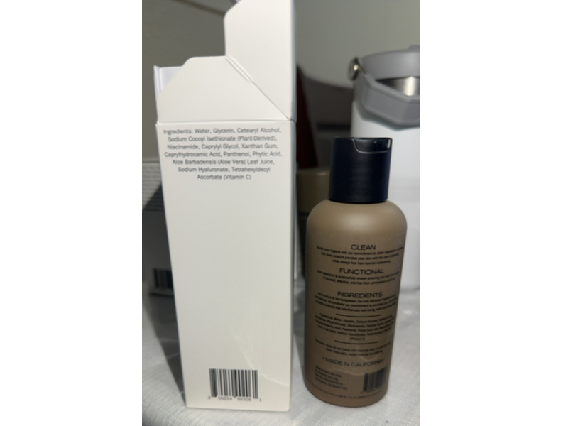 HygieneLab Men's Face Wash, Unscented, 5 fl oz