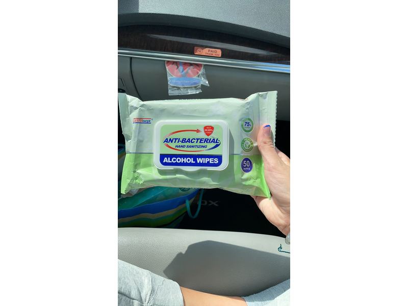Germisept Advanced 75% Alcohol Antiseptic Hand Sanitizer Wipes (50 Count)