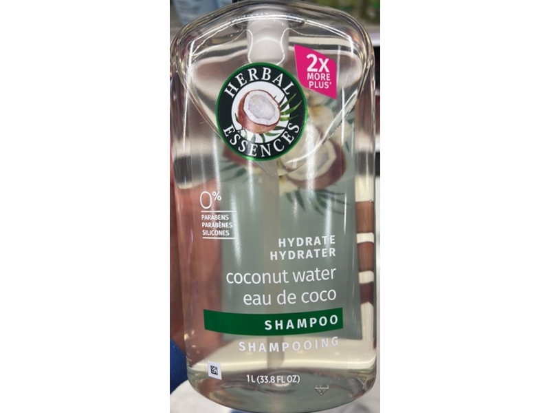 Herbal Essences Hydrate Shampoo, Coconut Water, 33.8 fl oz/1 L