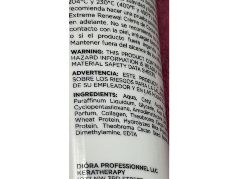 Keratherapy Keratin Treatment Extreme Renewal Creme De Cocoa, 17 oz/500 mL