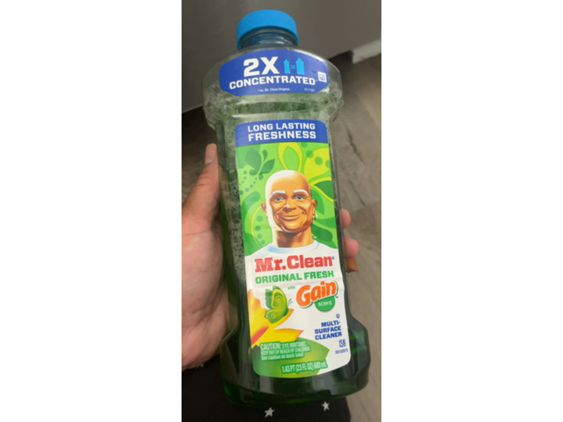 Mr. Clean Multi Surface Cleaner, Gain Original Fresh Scent, 23 fl oz/680 mL