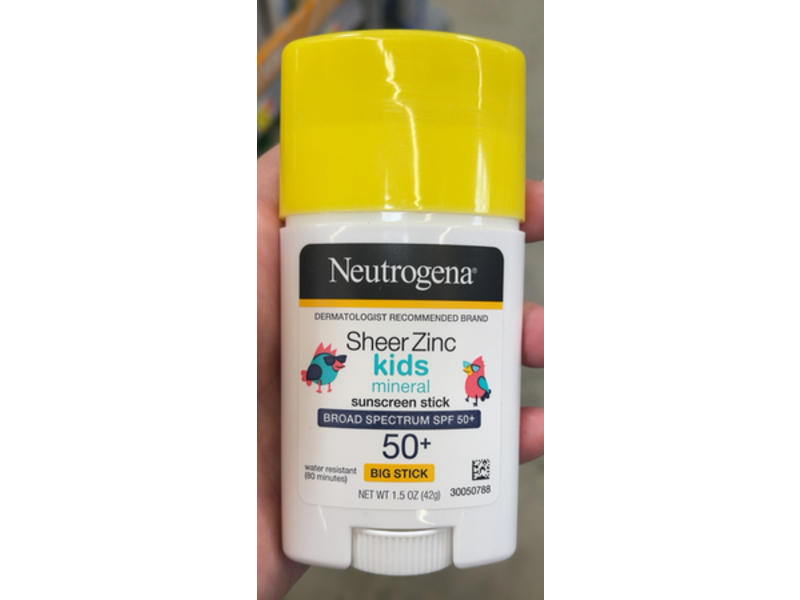 Neutrogena Kids Mineral Sunscreen Stick, SPF 50+, 1.5 oz/42 g