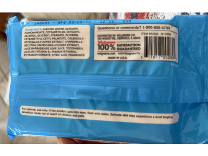 Walgreens Flushable Cleansing Wipes, Aloe & Vitamin E, 42 Count