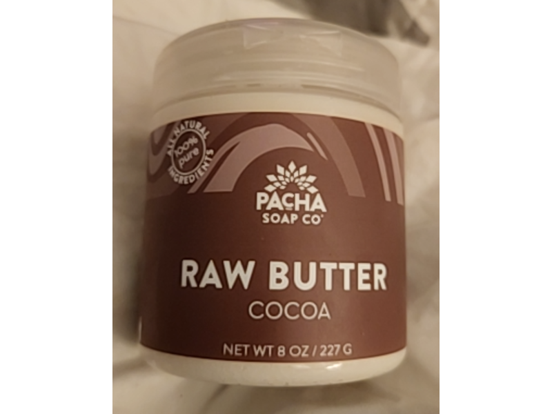 Pacha Soap Co Raw Butter, Cocoa, 8 oz/227 g