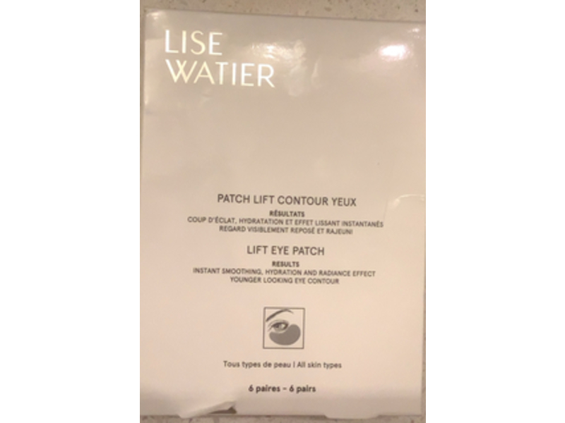 Lise Watier Lift Eye Patch, 6 Pairs