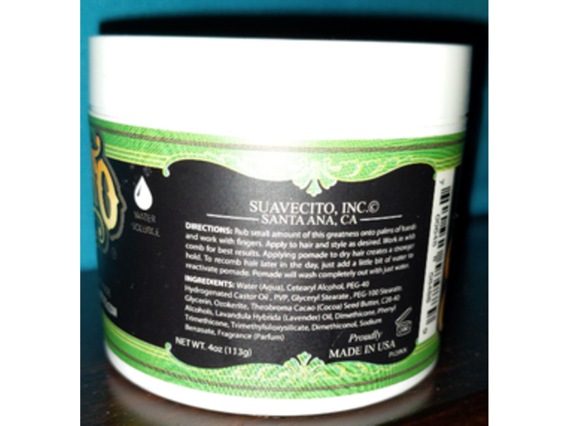 Suavecito Matte Pomade, 4 oz/113 g