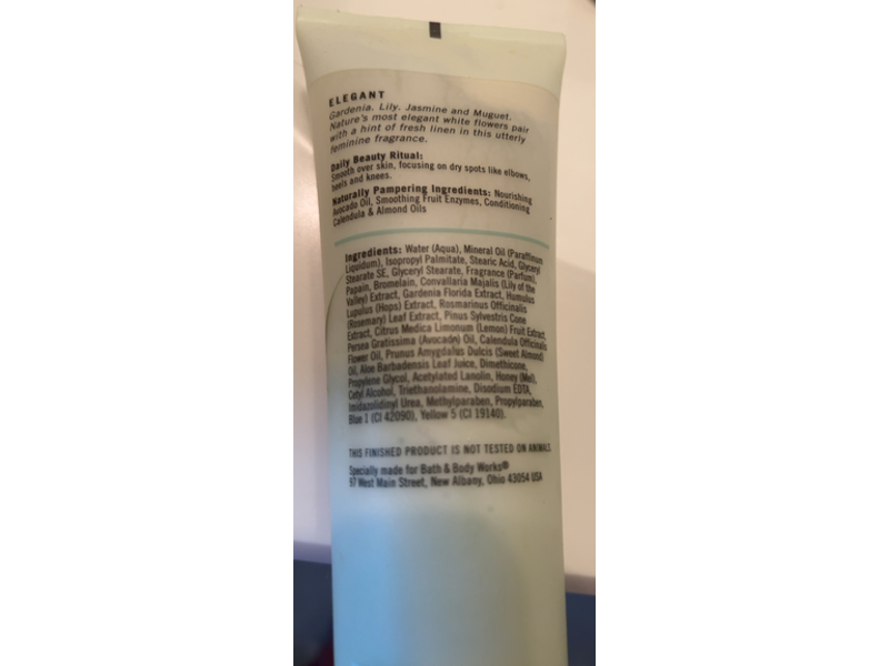 Bath & Body Works Gardenia Lily Body Cream, 8 oz/226 g