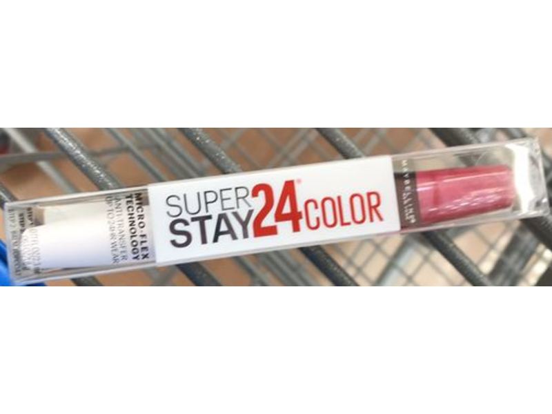 Maybelline New York Super Stay 24 2-Step Liquid Lipstick, 105 Blush On 105, 0.063 oz/1.8 g